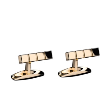 Schmuck: Chopard Ice Cube Pure Manschettenknöpfe Edelstahl & Roségold aus Roségoldene PVD-Beschichtung von CHOPARD