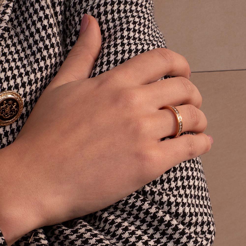 Schmuck: Memoire Ring Brillant Gelbgold Gr. 54 aus 750 Gelbgold von Last Pieces