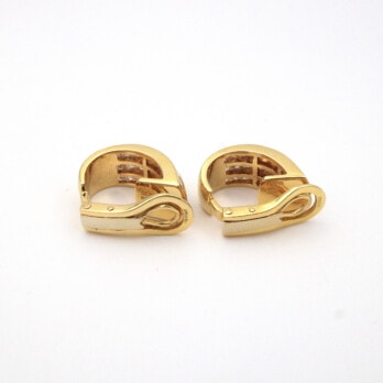 Schmuck: Brillant Ohrclip Gelbgold 18 mm aus 750 Gelbgold von Last Pieces