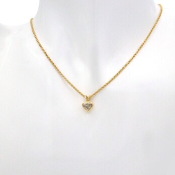 Schmuck: Herz Halskette Gelbgold & Brillant 45 cm aus 750 Gelbgold von Jewels by Eckstein