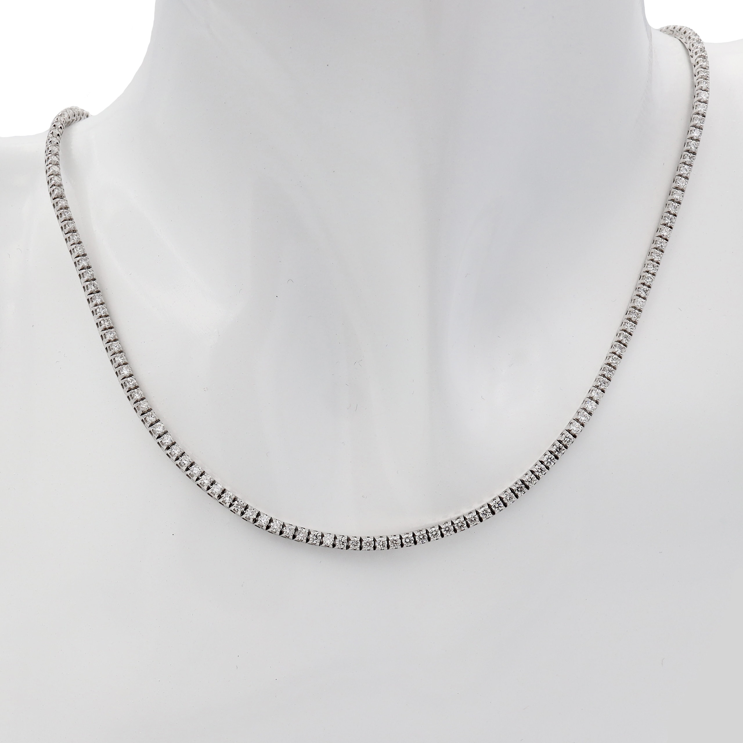 Schmuck: Erwin Reich Brillant Kette Weißgold 42 cm aus 750 Weißgold von Erwin Reich