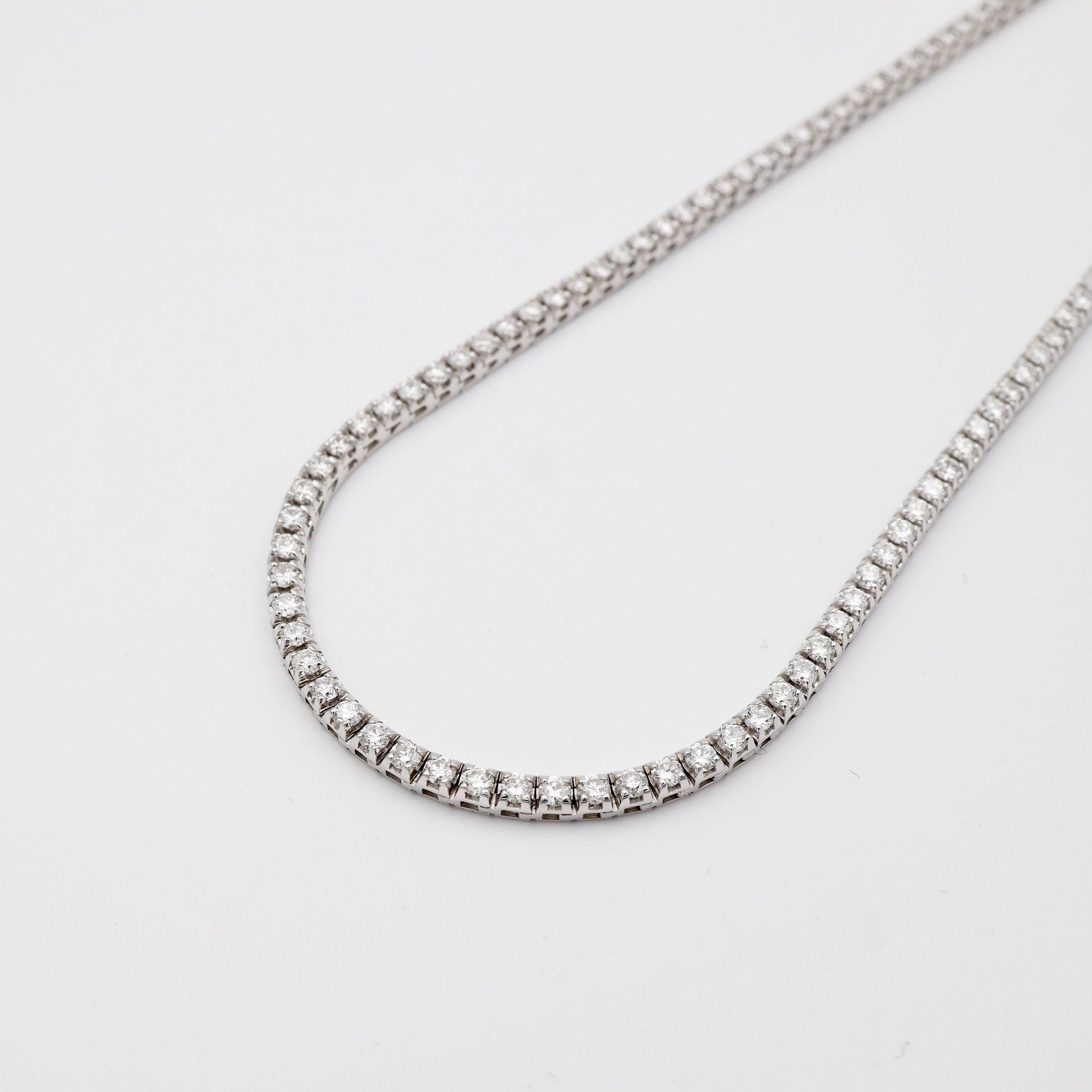 Schmuck: Erwin Reich Brillant Kette Weißgold 42 cm aus 750 Weißgold von Erwin Reich