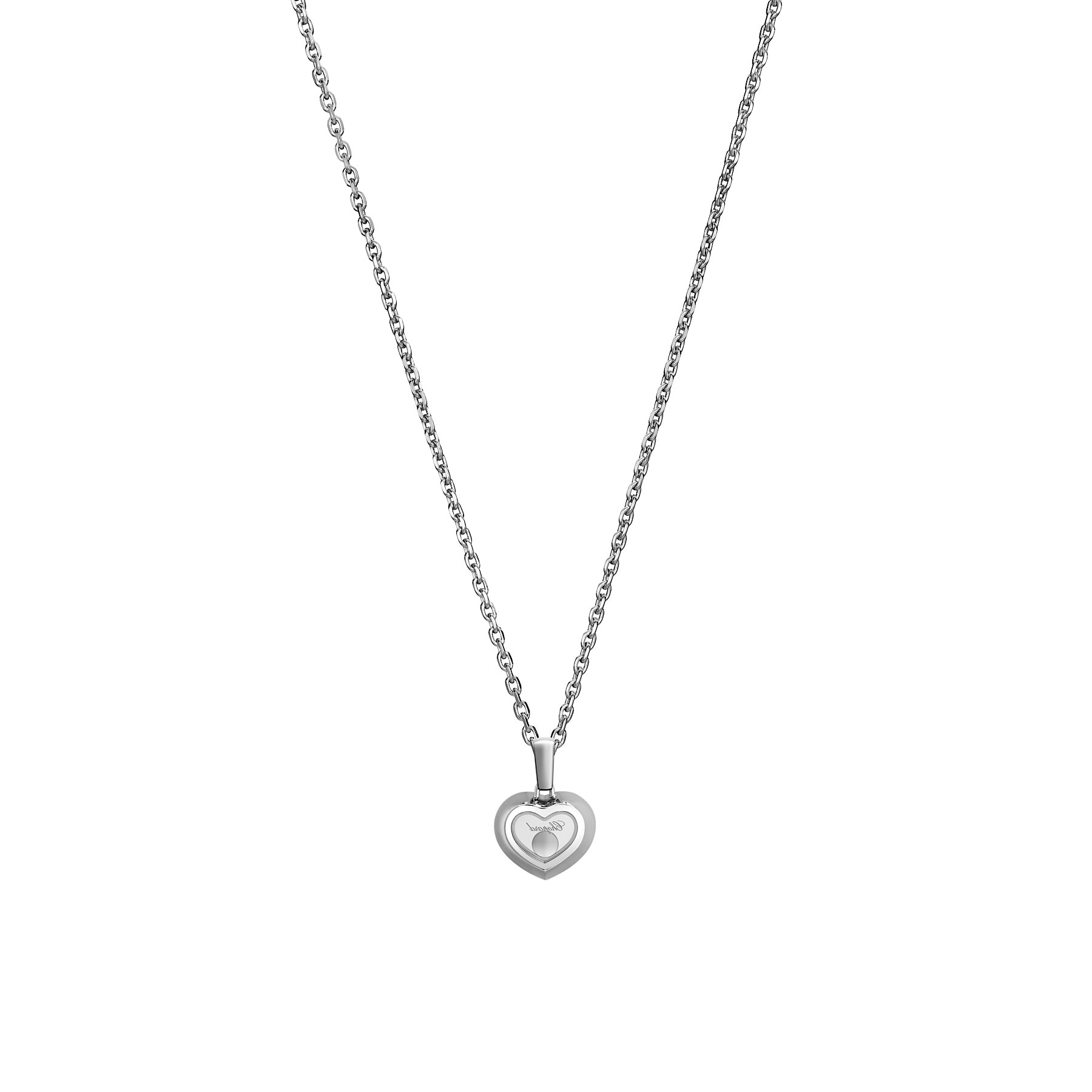 Schmuck: Chopard Happy Diamonds Kette Weißgold 42 cm aus 750 Weißgold von CHOPARD