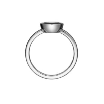 Schmuck: Chopard Happy Diamonds Icons Ring aus Weißgold mit 0,19 ct Brillanten, Größe 53 aus 750 Weißgold von CHOPARD