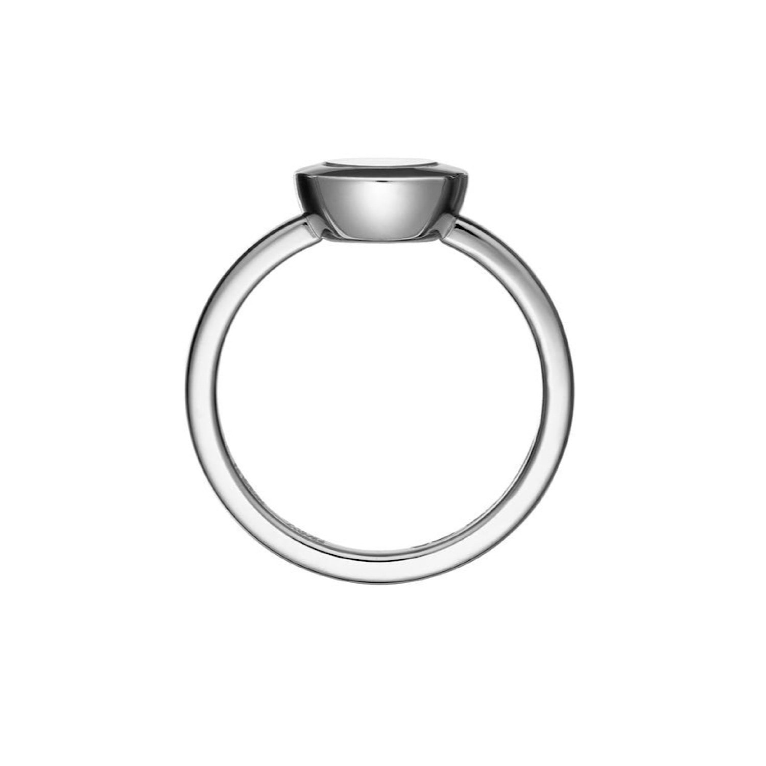 Schmuck: Chopard Happy Diamonds Icons Ring aus Weißgold mit 0,19 ct Brillanten, Größe 53 aus 750 Weißgold von CHOPARD