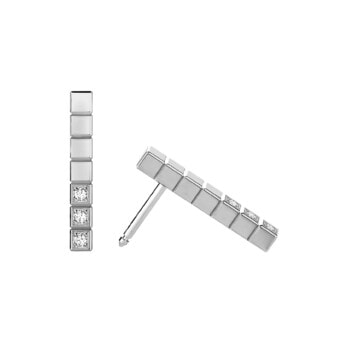 Schmuck: Chopard Ice Cube Brillant Ohrstecker Weißgold 17.5 mm aus 750 Weißgold von CHOPARD