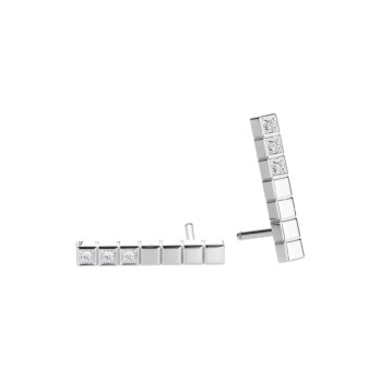 Schmuck: Chopard Ice Cube Brillant Ohrstecker Weißgold 17.5 mm aus 750 Weißgold von CHOPARD