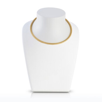 Schmuck: Bunz Halsreif Gelbgold 42 cm aus 750 Gelbgold von Last Pieces