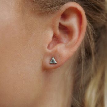 Schmuck: Brillant Ohrstecker Dreieckschliff Weißgold aus 750 Weißgold von Jewels by Eckstein