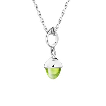 Schmuck: Tamara Comolli Mikado Flamenco Anhänger Peridot Weißgold aus 750 Weißgold von Tamara Comolli