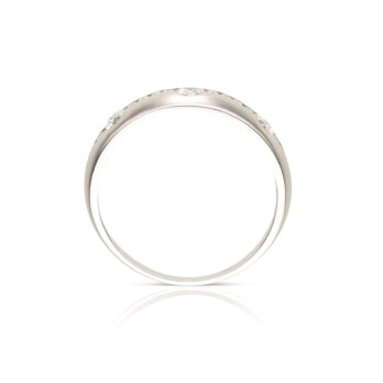 Schmuck: Brillant Ring Weißgold matt Gr. 57 aus 750 Weißgold von Jewels by Eckstein