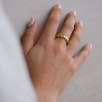 Gold: Brillant Ring Gelbgold gewölbt Gr. 55 aus 585 Gelbgold von Jewels by Eckstein