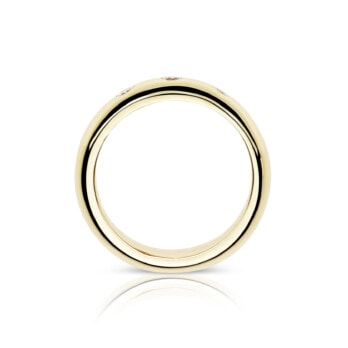 Gold: Brillant Ring Gelbgold gewölbt Gr. 55 aus 585 Gelbgold von Jewels by Eckstein