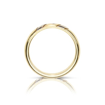 Schmuck: Brillant Trauring Gelbgold & Weißgold Gr. 54 aus 585 Weißgold von Jewels by Eckstein