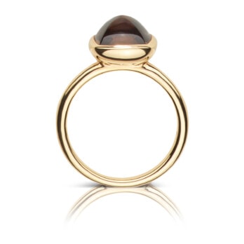 Schmuck: Rauchquarz Ring Roségold poliert Gr. 56 aus 750 Gelbgold von Jewels by Eckstein