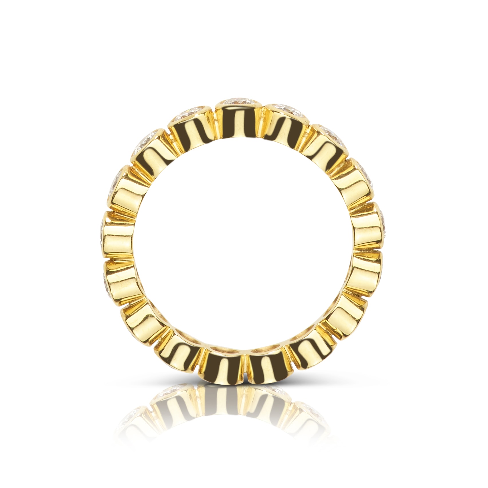 Schmuck: Memoire Ring Brillant Gelbgold Gr. 55 aus 750 Gelbgold von Last Pieces