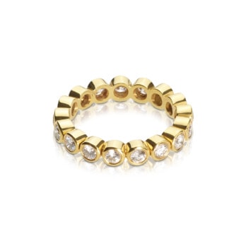 Schmuck: Memoire Ring Brillant Gelbgold Gr. 55 aus 750 Gelbgold von Last Pieces