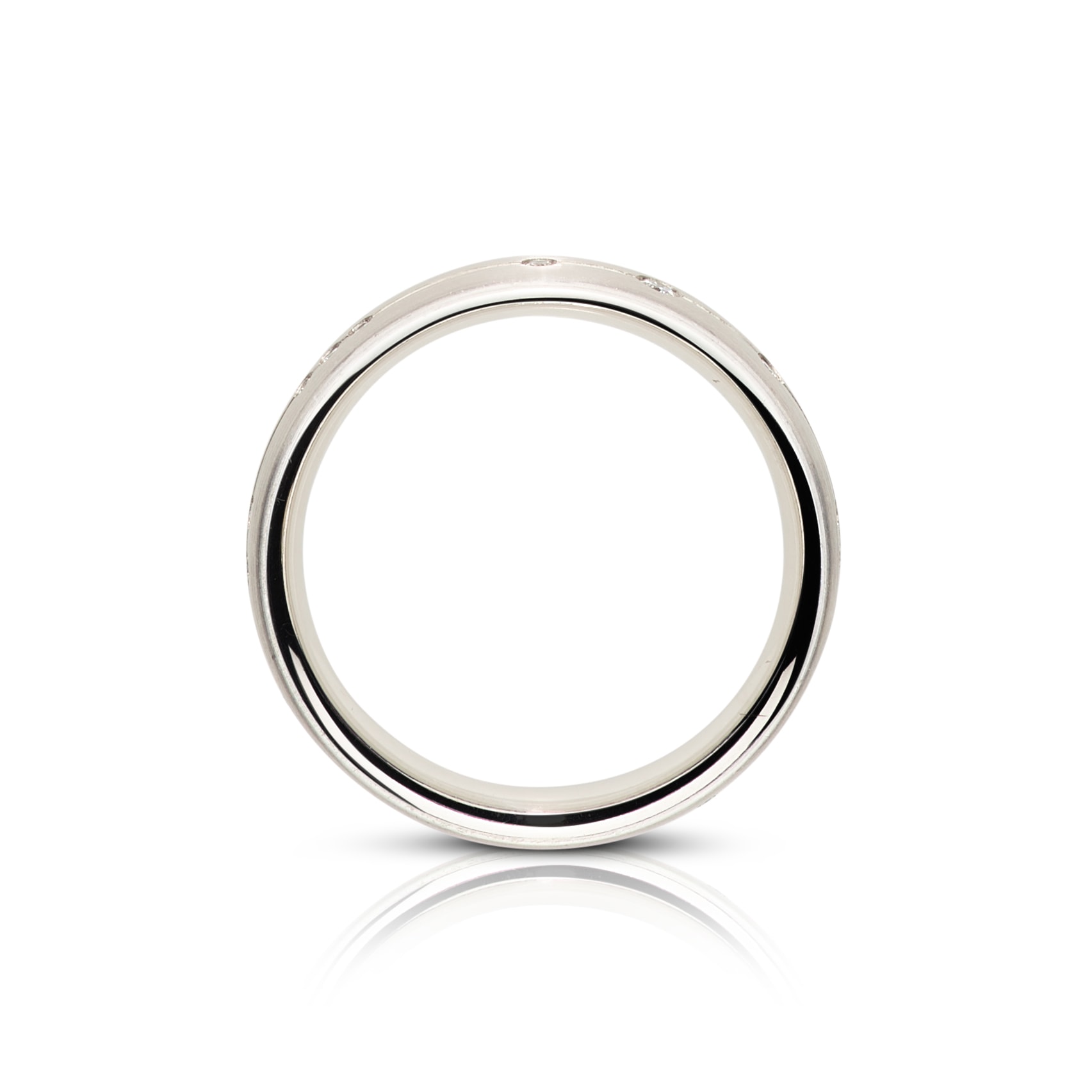 Schmuck: Christian Bauer Trauring Weißgold & Brillanten Gr. 52 aus 750 Weißgold von Christian Bauer