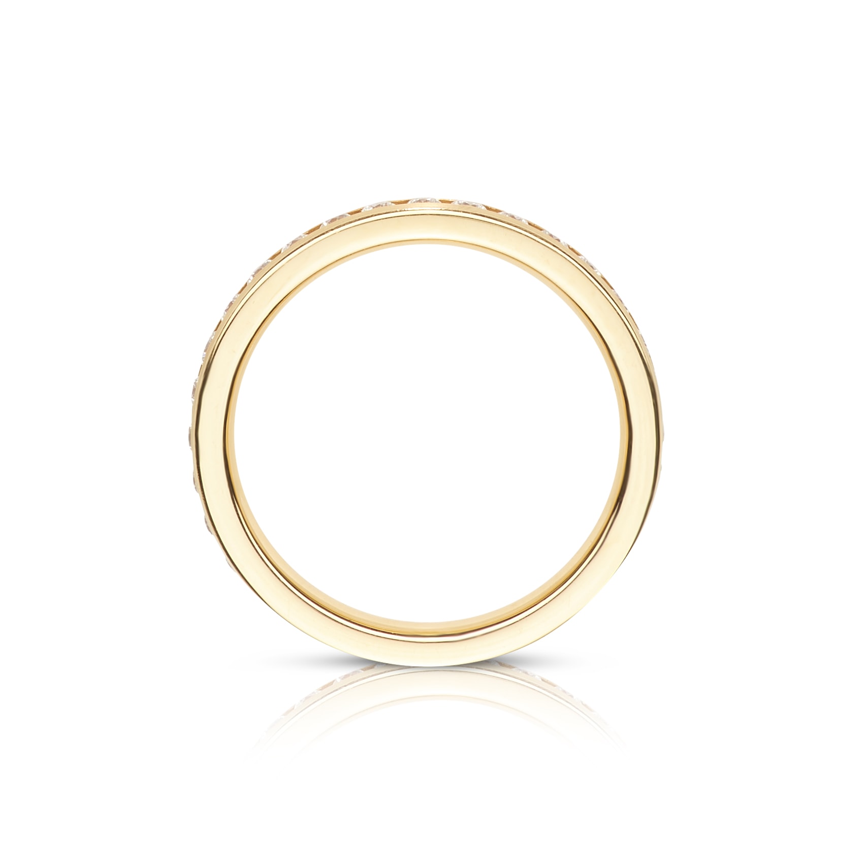 Schmuck: Memoire Ring Brillant Gelbgold Gr. 54 aus 750 Gelbgold von Last Pieces