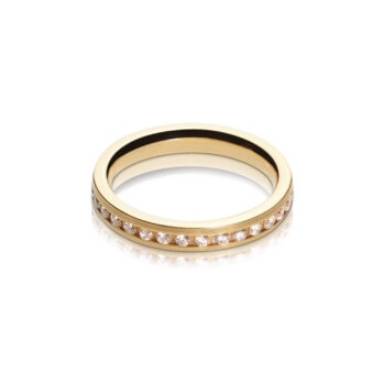 Schmuck: Memoire Ring Brillant Gelbgold Gr. 54 aus 750 Gelbgold von Last Pieces