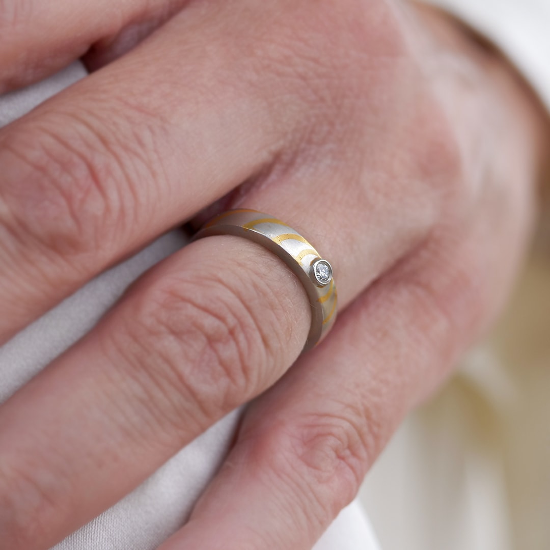 Schmuck: Solitaire Ring Brillant Platin Gr. 53 aus 950 Platin von Last Pieces