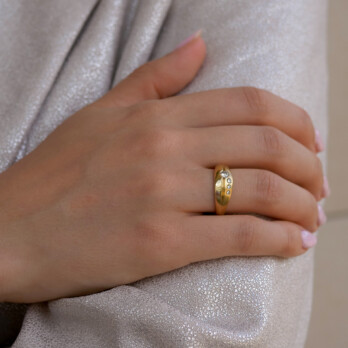 Schmuck: Brillant Ring Gelbgold Gr. 54 aus 585 Gelbgold von Last Pieces