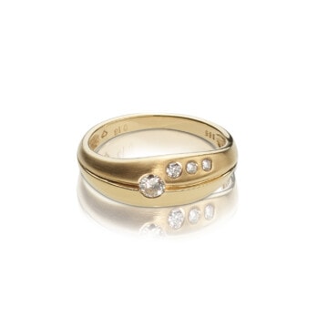 Schmuck: Brillant Ring Gelbgold Gr. 54 aus 585 Gelbgold von Last Pieces