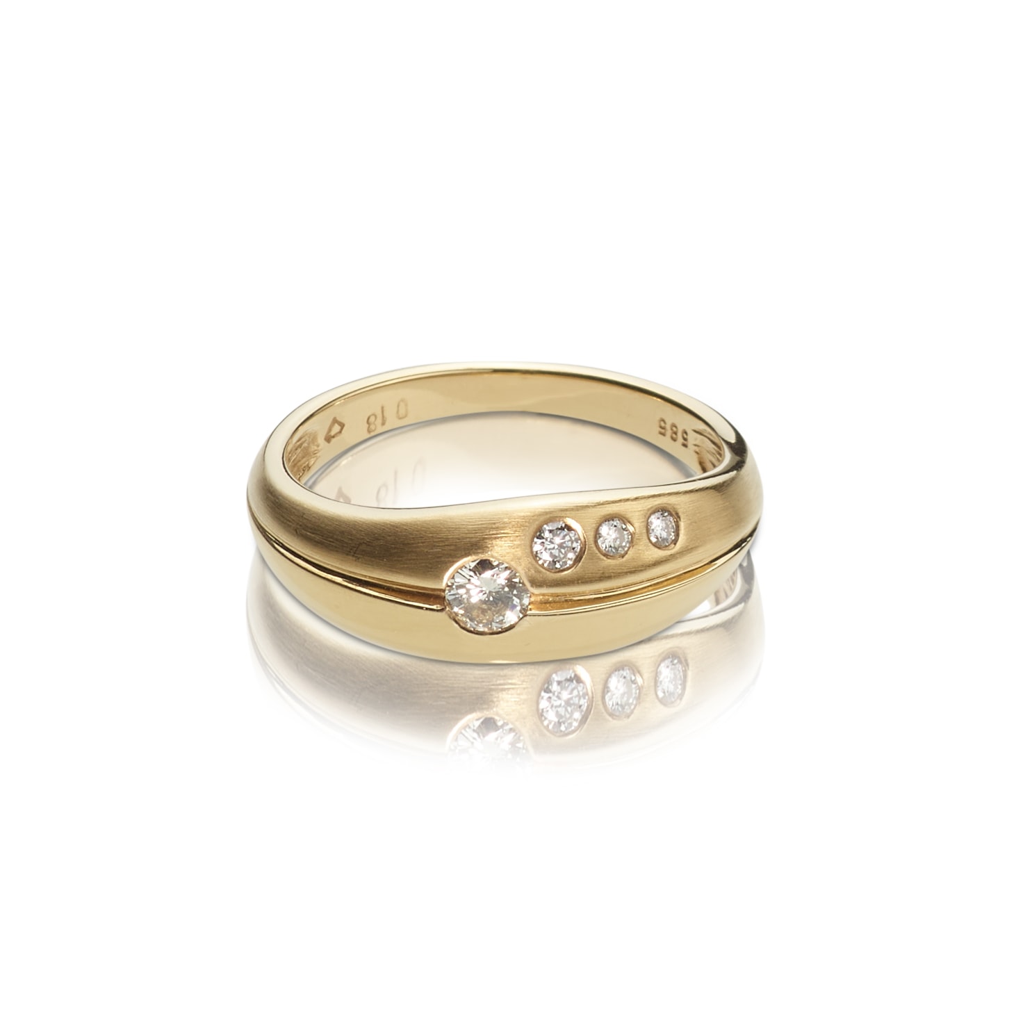 Schmuck: Brillant Ring Gelbgold Gr. 54 aus 585 Gelbgold von Last Pieces