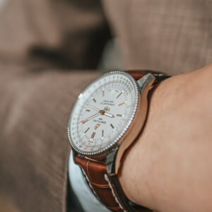 Uhren: Breitling Navitimer Automatik Silber Index 41 mm aus Edelstahl von Breitling