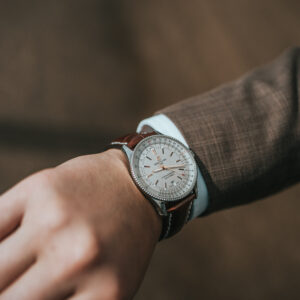 Uhren: Breitling Navitimer Automatik Silber Index 41 mm aus Edelstahl von Breitling