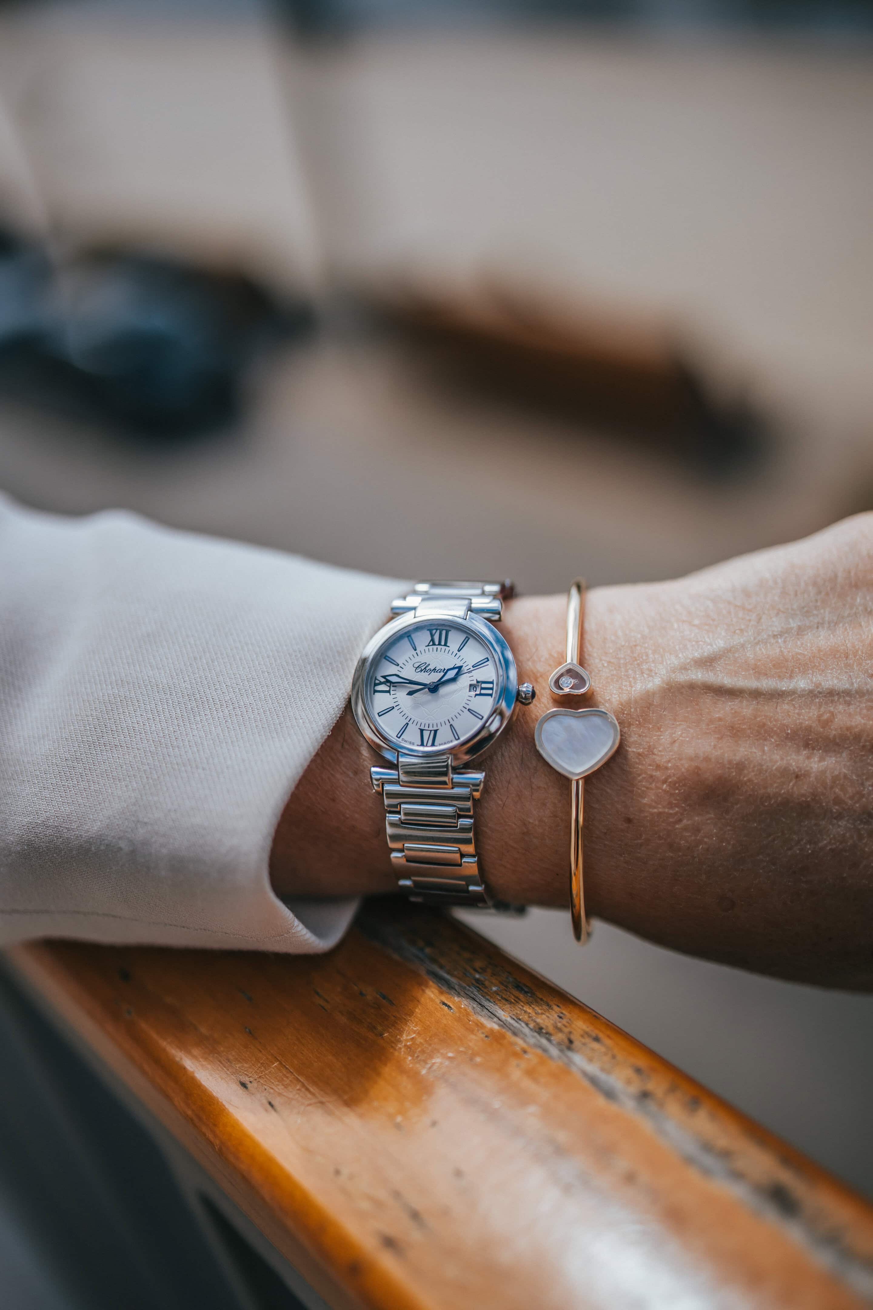 Uhren: Chopard Imperiale Quarz 28 mm aus Edelstahlboden von CHOPARD