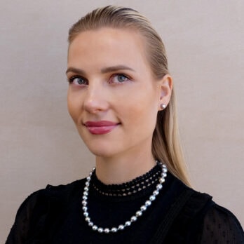 Schmuck: Collier Tahiti Perle Stahl 10-12 mm aus Edelstahl von Jewels by Eckstein