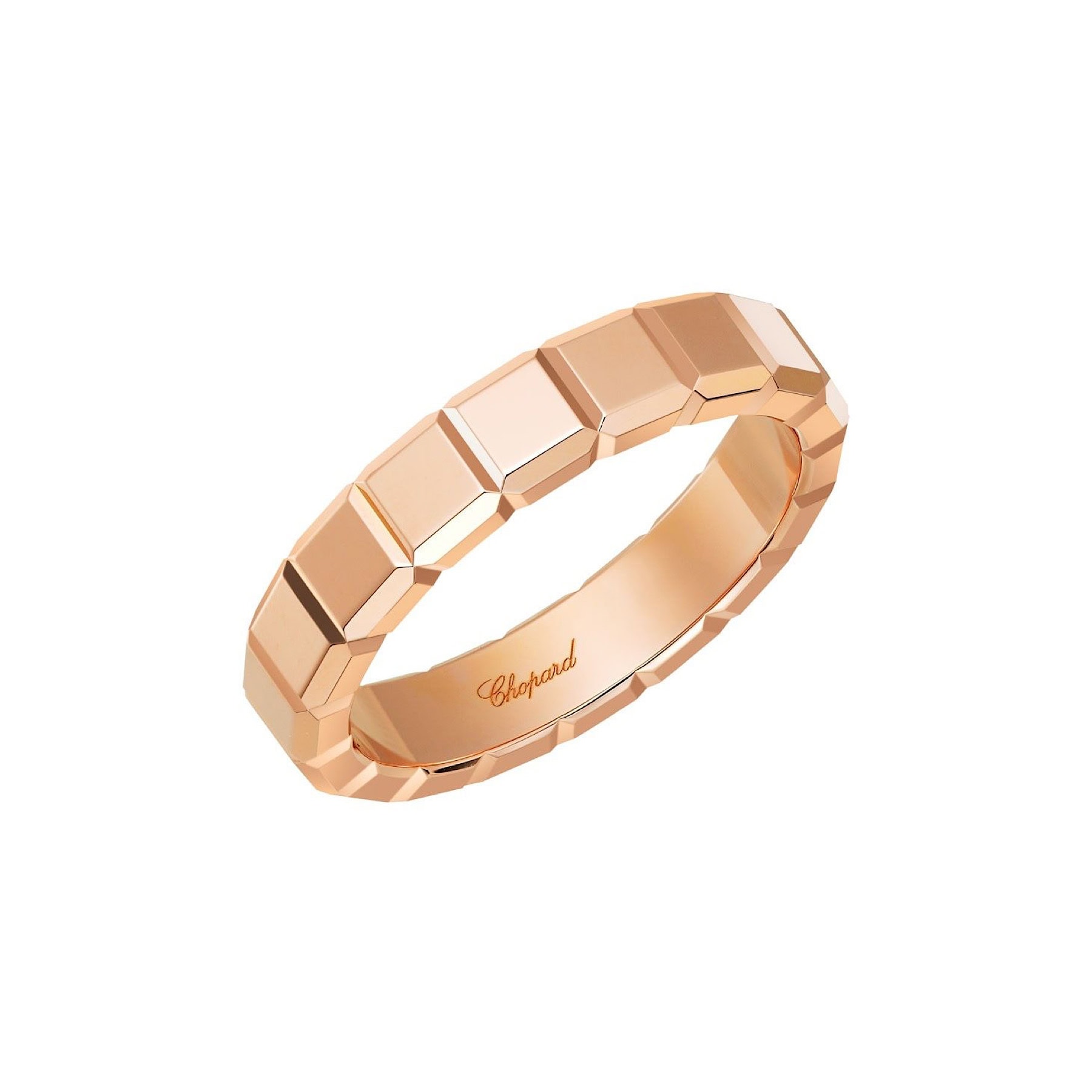 Schmuck: Chopard Ice Cube Ring aus 750 Roségold, Größe 54 aus 750 Roségold von CHOPARD
