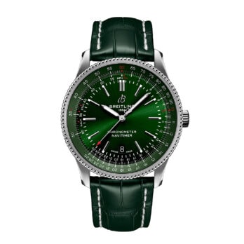 Uhren: Breitling Navitimer Automatik Grün Index 41 mm aus Edelstahl von Breitling
