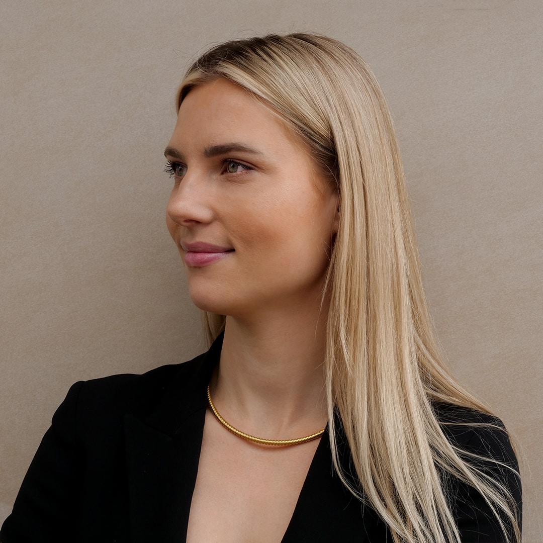 Schmuck: Bunz Halsreif Gelbgold 42 cm aus 750 Gelbgold von Last Pieces