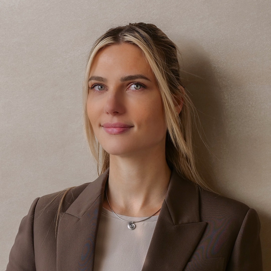 Schmuck: Halsreif mit Brillant Spirale Weißgold 42 cm aus 585 Weißgold von Last Pieces