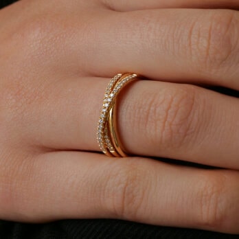 Schmuck: Diamant Ring Gelbgold Gr. 54 aus 750 Gelbgold von Jewels by Eckstein