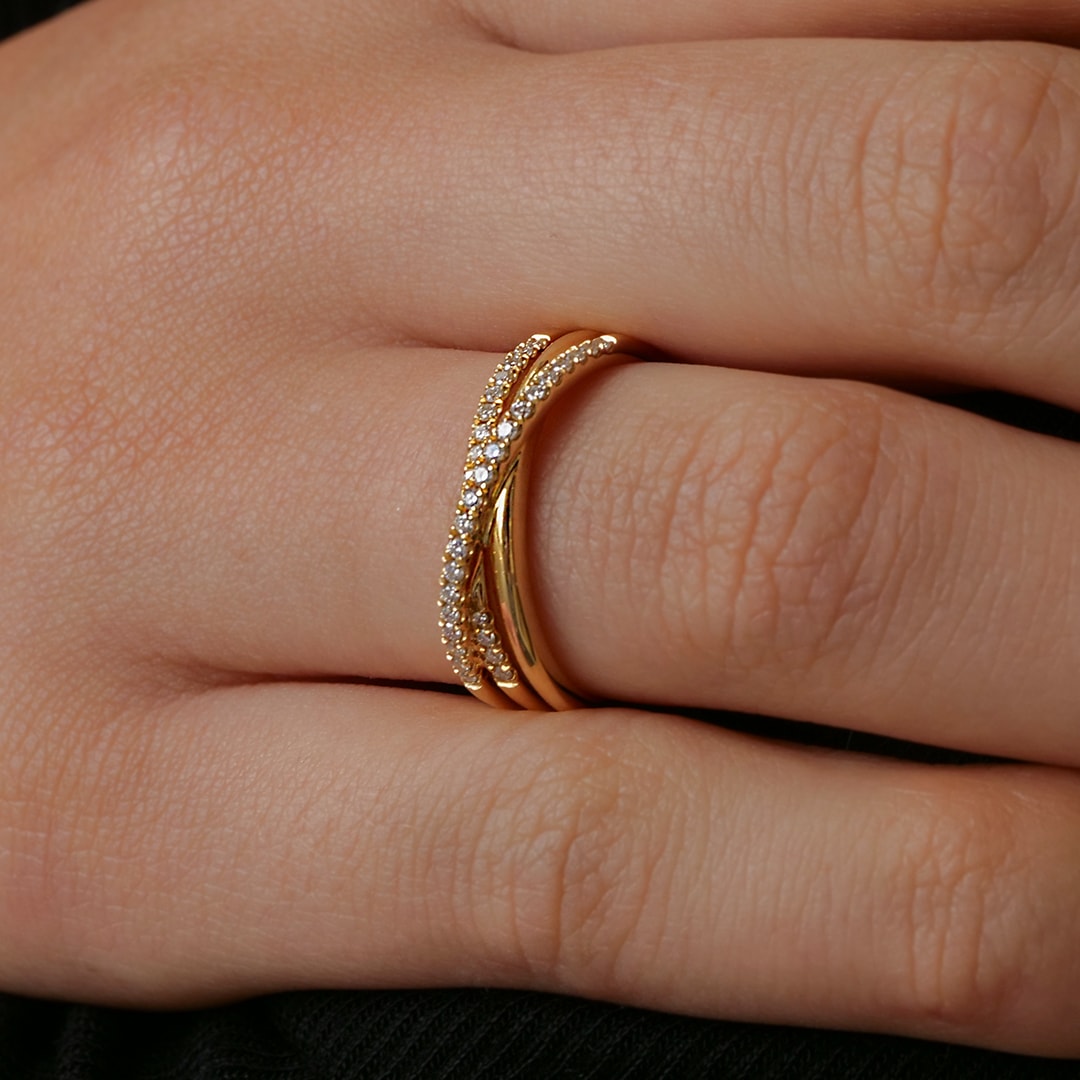 Schmuck: Diamant Ring Gelbgold Gr. 54 aus 750 Gelbgold von Jewels by Eckstein