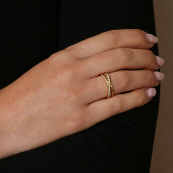 Schmuck: Diamant Ring Gelbgold Gr. 54 aus 750 Gelbgold von Jewels by Eckstein