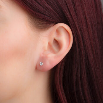 Schmuck: Solitaire Brillant Ohrstecker Weißgold aus 750 Weißgold von Jewels by Eckstein