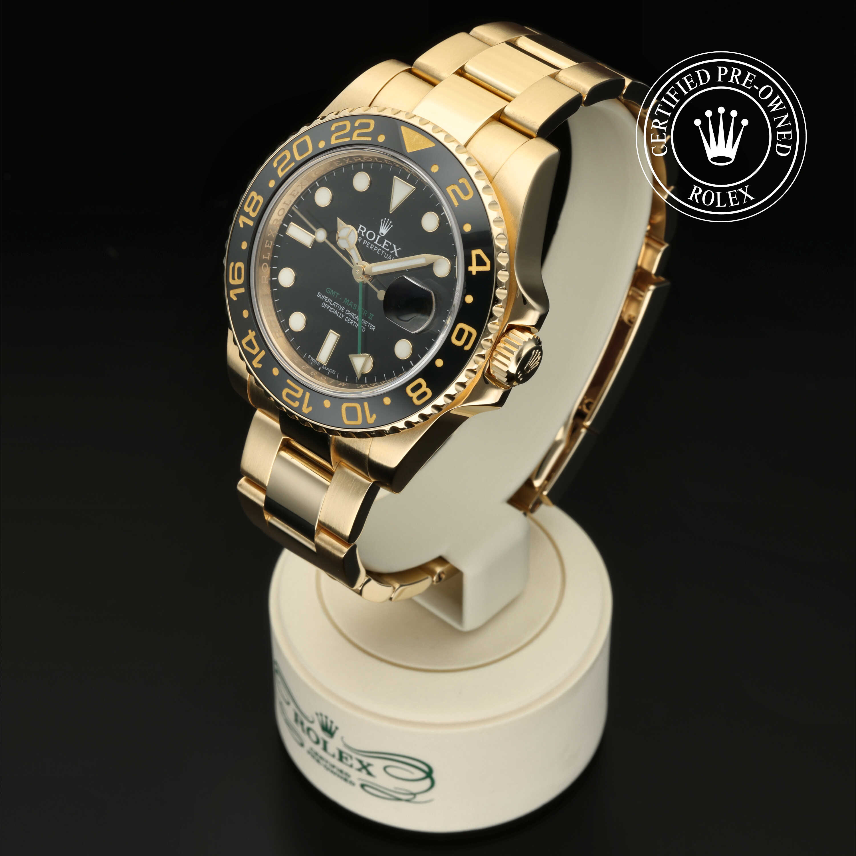 : Oyster Perpetual GMT-Master II aus Gold von Rolex Certified Pre-Owned