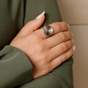 Schmuck: Brillant Ring Edelstahl Gr. 55 aus Edelstahl von Jewels by Eckstein