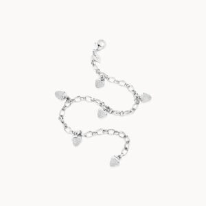 Schmuck: Tamara Comolli Mikado Charm Armband Diamant Pavé Weißgold 17.5 - 19 cm aus 750 Weißgold von Tamara Comolli