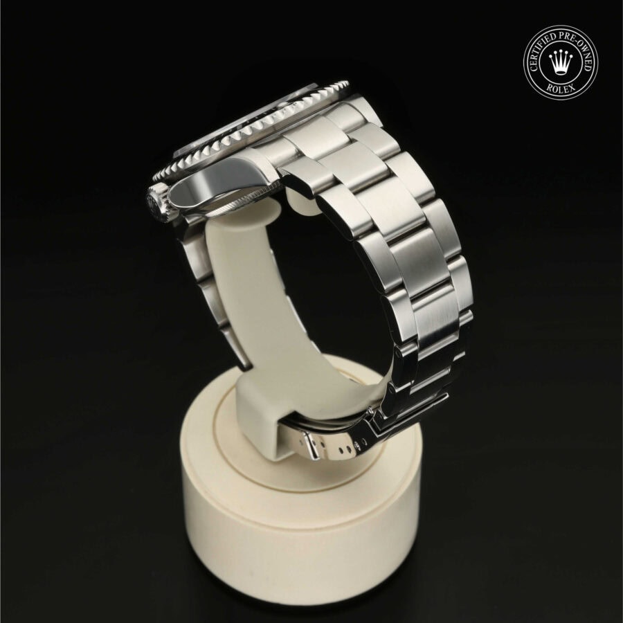 : Sea-Dweller aus Edelstahl Oystersteel von Rolex Certified Pre-Owned