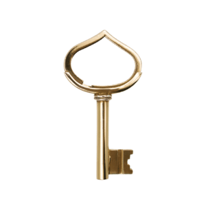 Schmuck: Schlüssel Anhänger Gelbgold poliert aus 750 Gelbgold von Last Pieces