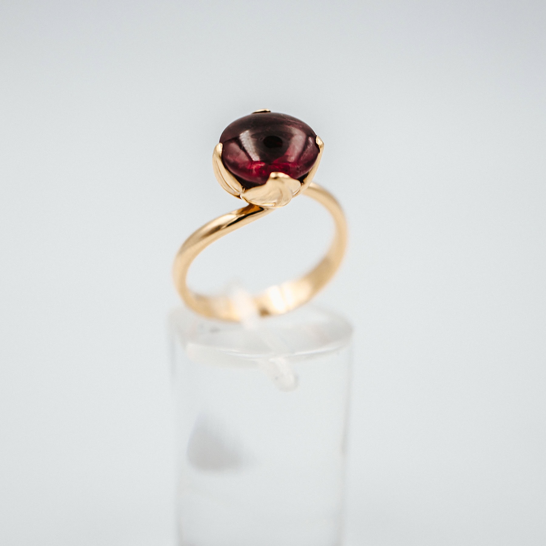 Schmuck: Tamara Comolli Tulip Ring Turmalin Roségold aus 750 Roségold von Tamara Comolli