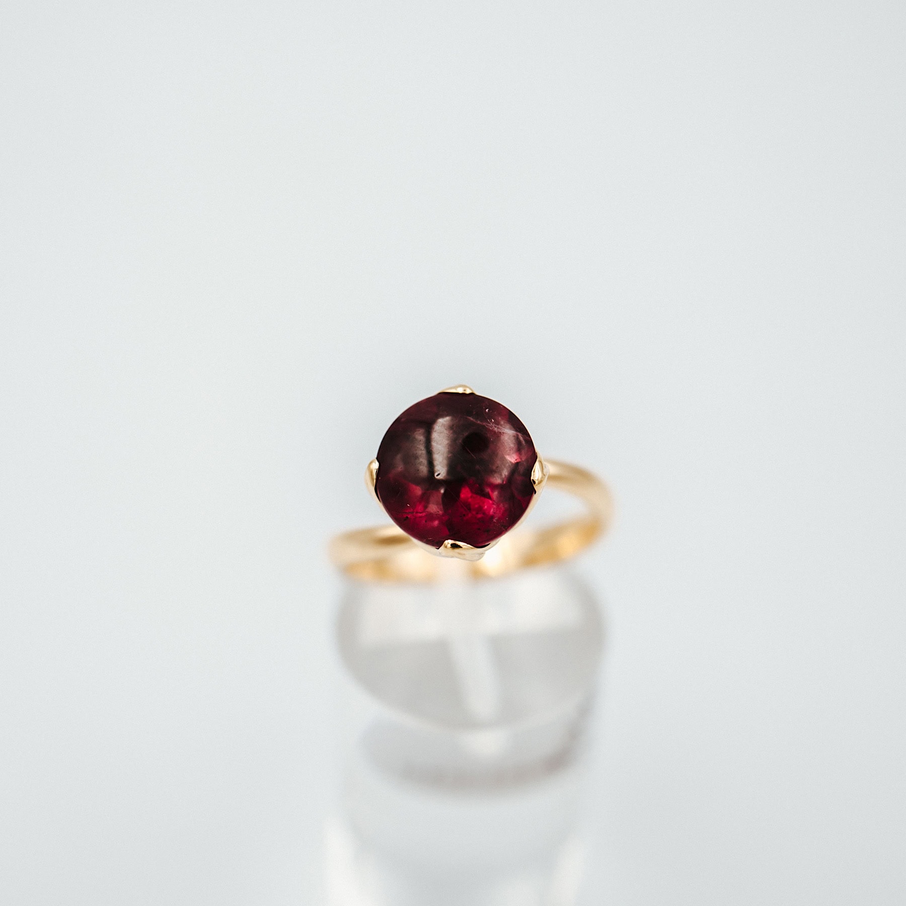 Schmuck: Tamara Comolli Tulip Ring Turmalin Roségold aus 750 Roségold von Tamara Comolli