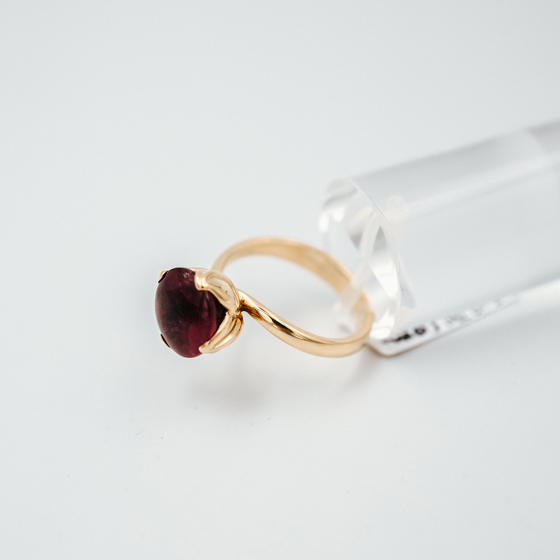 Schmuck: Tamara Comolli Tulip Ring Turmalin Roségold aus 750 Roségold von Tamara Comolli