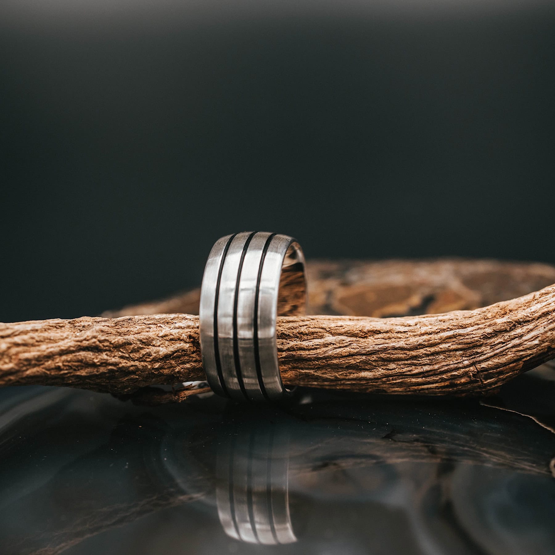 Schmuck: Ring Silber matt Gr. 57 aus 925 Silber von Last Pieces