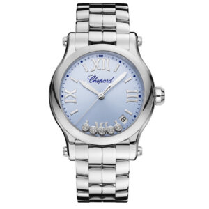 Uhren: Chopard Happy Sport Quarz 36 mm aus Edelstahl von CHOPARD